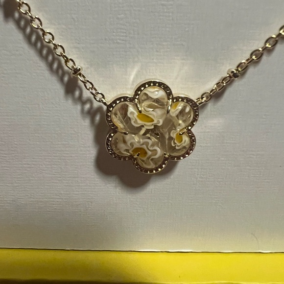 Kendra Scott Gold Floral Necklace - Picture 7 of 7